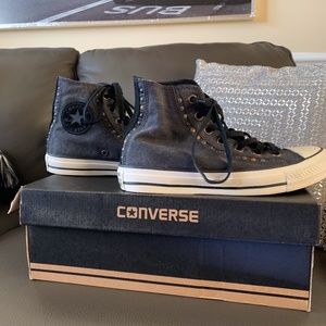 NEW Converse high tops - limited edition gray denim